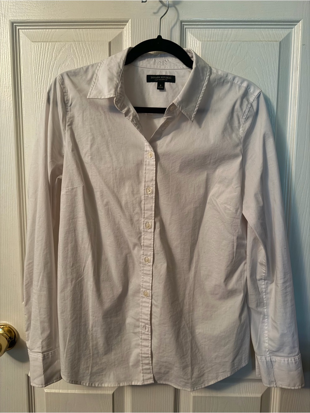 Banana Republic Women’s Riley White Button-Down Dress Shirt - Picture 1 of 3
